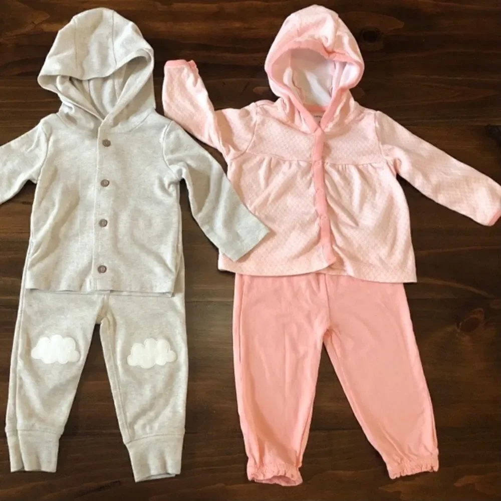Carters Joggers Hoodie Outfits set